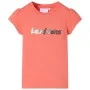 Kinder-T-Shirt mit Kapuzenärmeln in Koralle, Größe 128. von , Kinder-T-Shirts - Ref: Foro24-10647, Preis: 8,12 €, Rabatt: %
