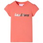 Kinder-T-Shirt mit Kapuzenärmeln in Koralle, Größe 128. von , Kinder-T-Shirts - Ref: Foro24-10647, Preis: 8,20 €, Rabatt: %