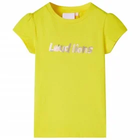 Kinder-T-Shirt mit leuchtend gelben Cap-Ärmeln, Größe 140. von , Kinder-T-Shirts - Ref: Foro24-10653, Preis: 8,12 €, Rabatt: %