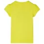 Kinder-T-Shirt mit leuchtend gelben Cap-Ärmeln, Größe 140. von , Kinder-T-Shirts - Ref: Foro24-10653, Preis: 8,12 €, Rabatt: %