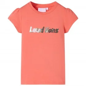 Kinder-T-Shirt mit Kapuzenärmeln in Koralle, Größe 104. von , Kinder-T-Shirts - Ref: Foro24-10645, Preis: 8,12 €, Rabatt: %