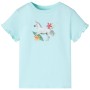 Kurzärmeliges Kinder-T-Shirt in Wassergrün, Größe 140. von , Kinder-T-Shirts - Ref: Foro24-10693, Preis: 8,32 €, Rabatt: %