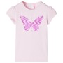 Camiseta infantil de manga casquillo rosa suave 116 de , Camisetas para niños - Ref: Foro24-10831, Precio: 8,32 €