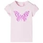 Kinder-T-Shirt mit weichen rosa Cap-Ärmeln, Größe 116. von , Kinder-T-Shirts - Ref: Foro24-10831, Preis: 8,24 €, Rabatt: %