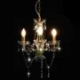 Chandelier with round golden beads 3 x E14 by vidaXL, Lamps - Ref: Foro24-281600, Price: 63,39 €, Discount: %
