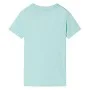 Kinder-T-Shirt in hellmintgrün, Größe 128. von , Kinder-T-Shirts - Ref: Foro24-11932, Preis: 8,91 €, Rabatt: %
