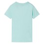 Kinder-T-Shirt in hellmintgrün, Größe 128. von , Kinder-T-Shirts - Ref: Foro24-11932, Preis: 9,00 €, Rabatt: %