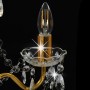 Lámpara de araña con cuentas dorado redonda 3 x E14 de vidaXL, Lámparas - Ref: Foro24-281600, Precio: 62,07 €, Descuento: %