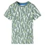 Kinder-T-Shirt in Naturweiß und Dunkelgrün Efeu 92 von , Kinder-T-Shirts - Ref: Foro24-11674, Preis: 8,64 €, Rabatt: %