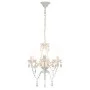 Kronleuchter mit runden Silberperlen 3 x E14 von vidaXL, Lampen - Ref: Foro24-281596, Preis: 57,12 €, Rabatt: %