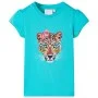 Camiseta infantil verde menta 104 de , Camisetas para niños - Ref: Foro24-10450, Precio: 8,64 €, Descuento: %