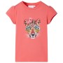 Kinder-T-Shirt in Korallenfarbe, Größe 92. von , Kinder-T-Shirts - Ref: Foro24-10459, Preis: 8,74 €, Rabatt: %