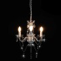 Kronleuchter mit runden Silberperlen 3 x E14 von vidaXL, Lampen - Ref: Foro24-281596, Preis: 51,29 €, Rabatt: %