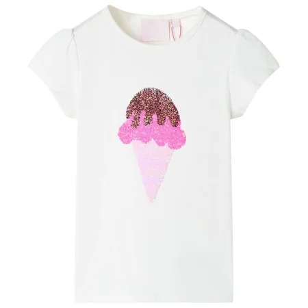 Camiseta infantil color crudo 116 de , Camisetas para niños - Ref: Foro24-10716, Precio: 8,45 €, Descuento: %