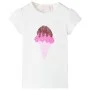 Camiseta infantil color crudo 116 de , Camisetas para niños - Ref: Foro24-10716, Precio: 8,45 €, Descuento: %