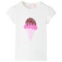 Kinder-T-Shirt in Naturfarben, Größe 116. von , Kinder-T-Shirts - Ref: Foro24-10716, Preis: 8,54 €, Rabatt: %
