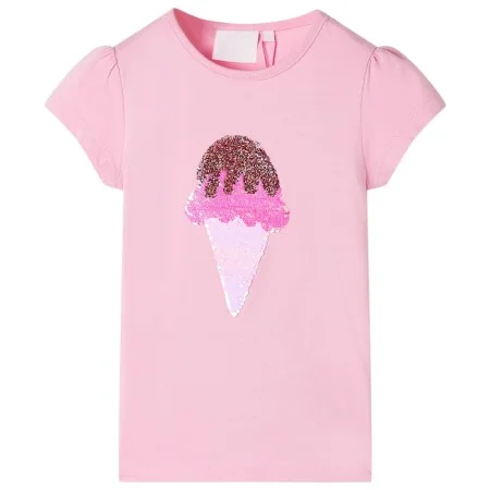 Camiseta infantil rosa chillón 140 de , Camisetas para niños - Ref: Foro24-10728, Precio: 8,45 €, Descuento: %