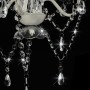 Chandelier with round silver beads 3 x E14 by vidaXL, Lamps - Ref: Foro24-281596, Price: 51,29 €, Discount: %