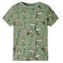 Kurzarm-Kinderpyjama in hellem Khaki, Größe 104. von , Kinderpyjamas - Ref: Foro24-12510, Preis: 10,64 €, Rabatt: %