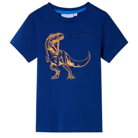 Kurzarm Kinder T-Shirt in Dunkelblau, Größe 116. von , Kinder-T-Shirts - Ref: Foro24-12216, Preis: 8,12 €, Rabatt: %