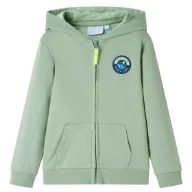 Sudadera infantil con capucha y cremallera caqui claro 116 by , Kids T-shirts - Ref: Foro24-12586, Price: 12,51 €, Discount: %