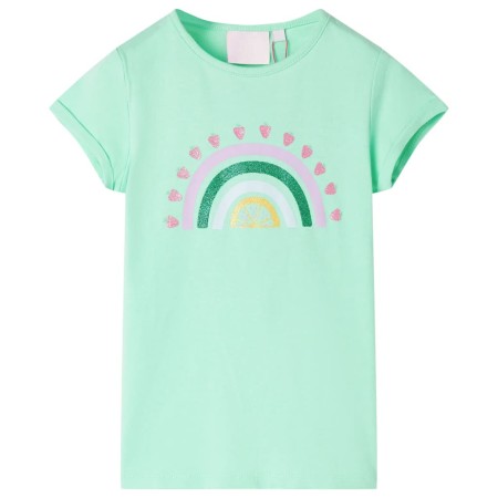 Kinder T-Shirt in leuchtendem Grün, Größe 128. von , Kinder-T-Shirts - Ref: Foro24-10737, Preis: 8,66 €, Rabatt: %