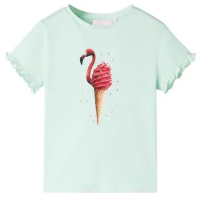 Kinder-T-Shirt in hellmintgrün, Größe 116. von , Kinder-T-Shirts - Ref: Foro24-10806, Preis: 8,45 €, Rabatt: %