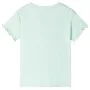 Camiseta infantil verde menta claro 116 de , Camisetas para niños - Ref: Foro24-10806, Precio: 8,45 €, Descuento: %