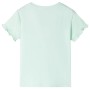 Kinder-T-Shirt in hellmintgrün, Größe 116. von , Kinder-T-Shirts - Ref: Foro24-10806, Preis: 8,54 €, Rabatt: %