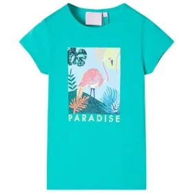 Kinder-T-Shirt in Mintgrün, Größe 92. von , Kinder-T-Shirts - Ref: Foro24-11124, Preis: 8,45 €, Rabatt: %