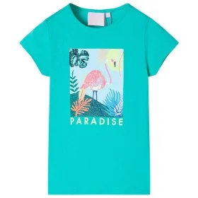 Kinder-T-Shirt in Mintgrün, Größe 116. von , Kinder-T-Shirts - Ref: Foro24-11126, Preis: 8,45 €, Rabatt: %