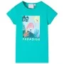 Camiseta infantil verde menta 116 de , Camisetas para niños - Ref: Foro24-11126, Precio: 8,45 €, Descuento: %