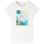Camiseta infantil color crudo 104 de , Camisetas para niños - Ref: Foro24-11130, Precio: 8,45 €, Descuento: %