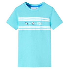 Camiseta infantil aguamarina 104 de , Camisetas para niños - Ref: Foro24-12455, Precio: 8,20 €, Descuento: %
