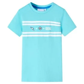 Kinder-T-Shirt in Aquamarin, Größe 104 von , Kinder-T-Shirts - Ref: Foro24-12455, Preis: 8,12 €, Rabatt: %