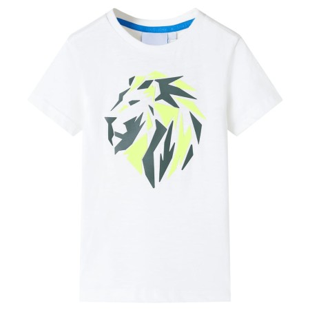 Kinder-T-Shirt in Naturfarben, Größe 116. von , Kinder-T-Shirts - Ref: Foro24-12131, Preis: 8,28 €, Rabatt: %