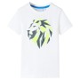 Kinder-T-Shirt in Naturfarben, Größe 116. von , Kinder-T-Shirts - Ref: Foro24-12131, Preis: 8,28 €, Rabatt: %