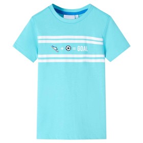 Camiseta infantil aguamarina 128 by , Kids T-shirts - Ref: Foro24-12457, Price: 8,20 €, Discount: %
