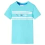 Camiseta infantil aguamarina 128 by , Kids T-shirts - Ref: Foro24-12457, Price: 8,12 €, Discount: %