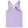 Camiseta de tirantes infantil color lila 128 de , Camisetas para niños - Ref: Foro24-10522, Precio: 8,00 €, Descuento: %