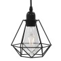 Black Diamond Design Deckenleuchte mit 3 E27 Glühbirnen von vidaXL, Lampen - Ref: Foro24-281634, Preis: 54,62 €, Rabatt: %