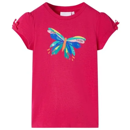 Camiseta infantil rosa chillón 128 de , Camisetas para niños - Ref: Foro24-10997, Precio: 8,39 €, Descuento: %