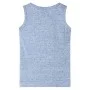Kinder Tanktop in Melange-Blau, Größe 104. von , Kinder-T-Shirts - Ref: Foro24-12495, Preis: 7,79 €, Rabatt: %