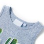 Kinder Tanktop in Melange-Blau, Größe 104. von , Kinder-T-Shirts - Ref: Foro24-12495, Preis: 7,88 €, Rabatt: %
