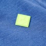 Kinderhoodie mit Kapuze und Reißverschluss in meliertem Blau, Größe 92. von , Kinder-T-Shirts - Ref: Foro24-11889, Preis: 13,...