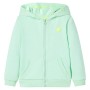 Kinderhoodie mit leuchtend grüner Kapuze und Reißverschluss 92 von , Kinder-T-Shirts - Ref: Foro24-11894, Preis: 13,65 €, Rab...