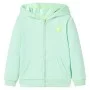Sudadera infantil con capucha y cremallera verde brillante 92 by , Kids T-shirts - Ref: Foro24-11894, Price: 13,50 €, Discoun...