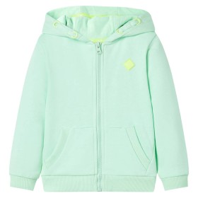 Kinderhoodie mit leuchtend grüner Kapuze und Reißverschluss 116 von , Kinder-T-Shirts - Ref: Foro24-11896, Preis: 13,65 €, Ra...