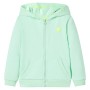 Kinderhoodie mit leuchtend grüner Kapuze und Reißverschluss 116 von , Kinder-T-Shirts - Ref: Foro24-11896, Preis: 13,65 €, Ra...