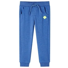 Kinder-Sweatpants in Melange-Blau, Größe 140. von , Kinderhosen - Ref: Foro24-11918, Preis: 10,97 €, Rabatt: %